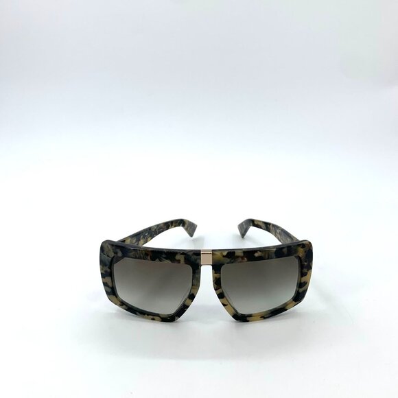 Miu Miu Womens Oversized Square Tortoiseshell Sunglasses With Case & Box - Picture 1 of 8